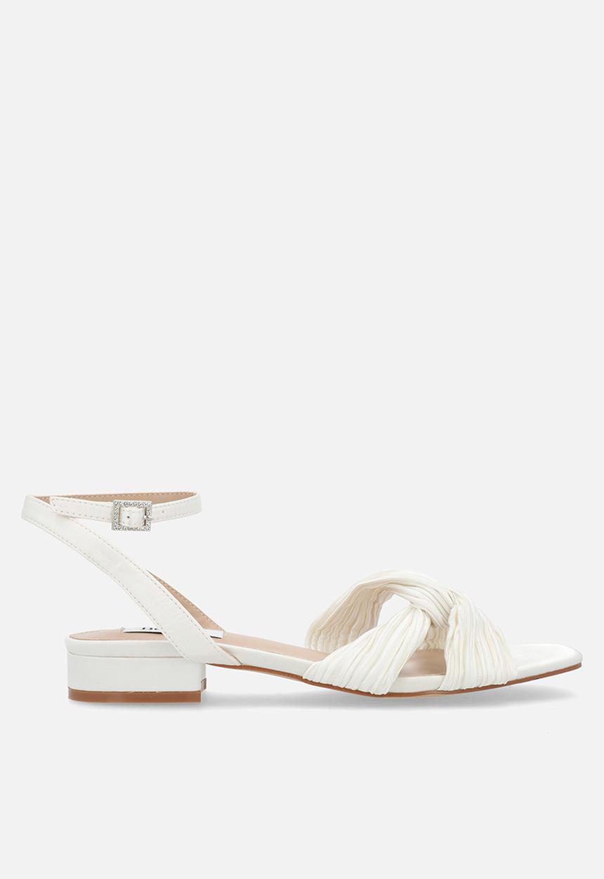 Be Mine - Dolly ankle strap sandal - ivory satin
