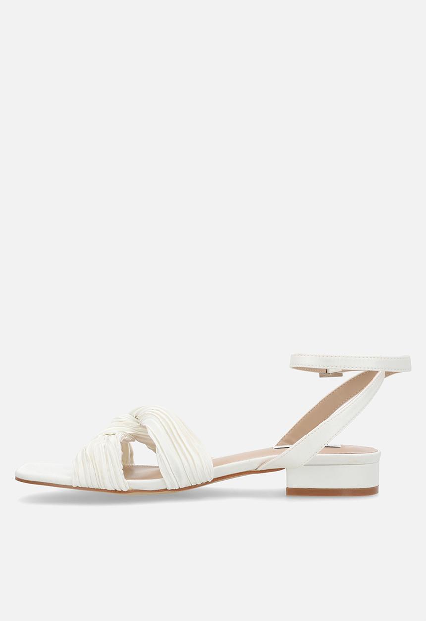 Be Mine - Dolly ankle strap sandal - ivory satin