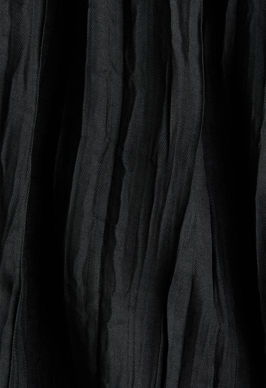 H&M - Crinkled halterneck top - black