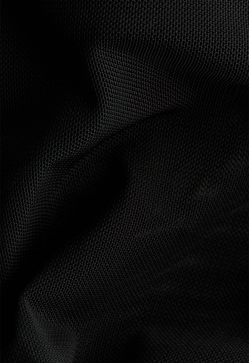 H&M - Flared mesh dress - black
