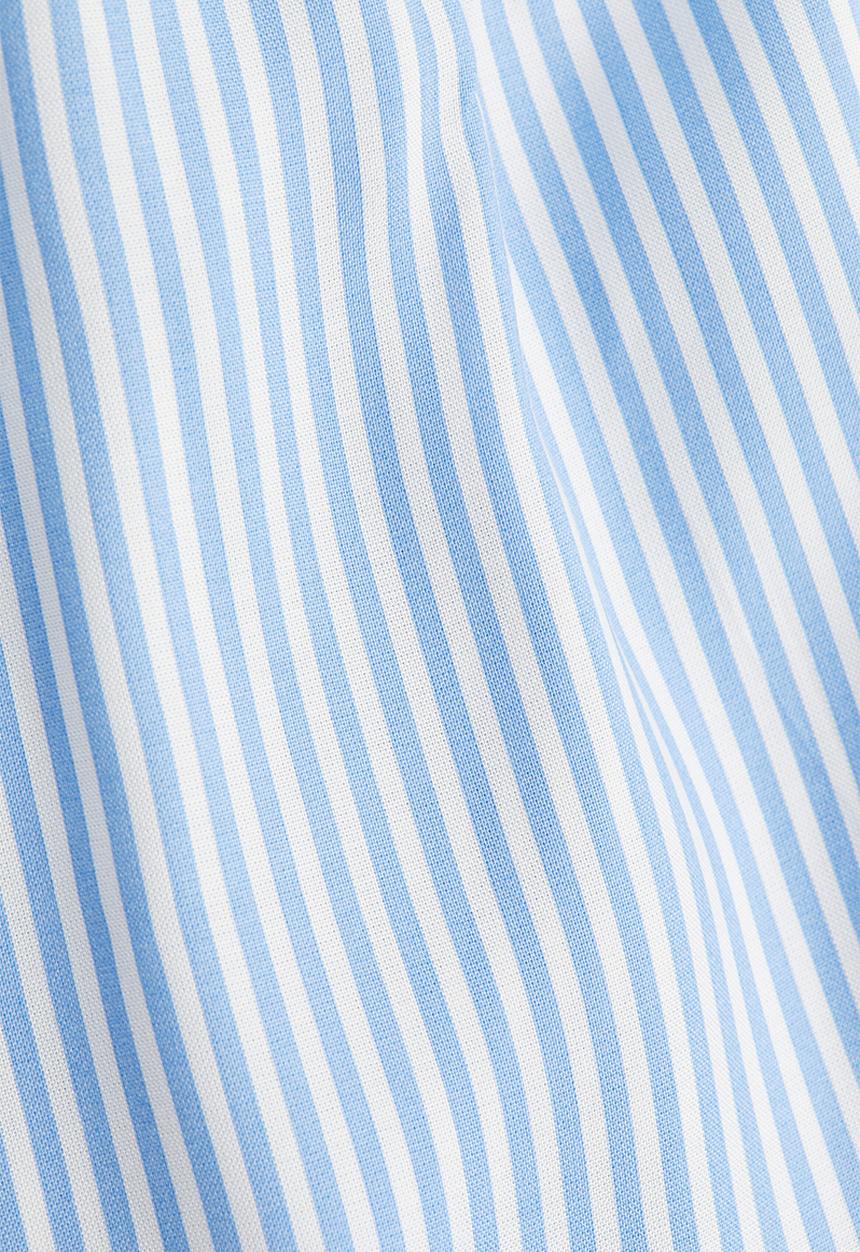 H&M - Tie-back playsuit - light blue striped