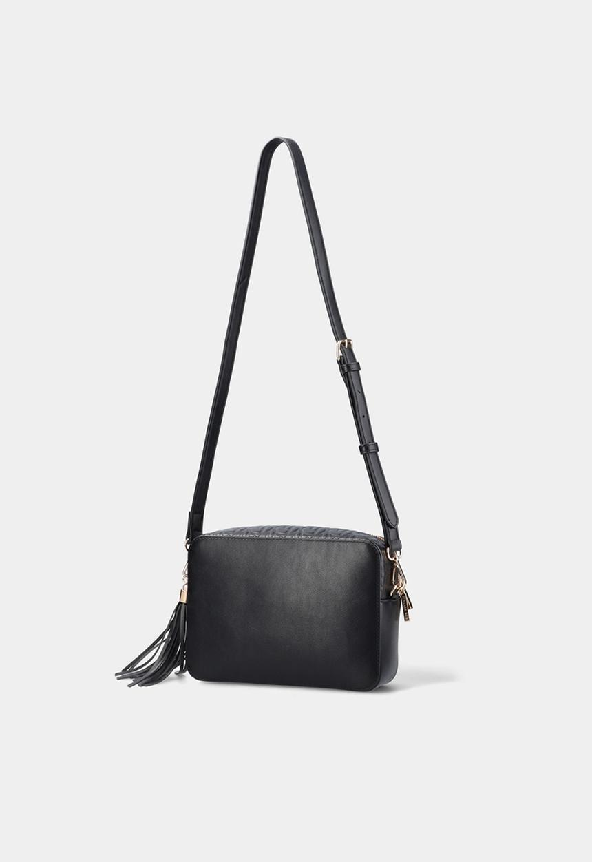 Forever New - Charlie embossed logo camera bag - black
