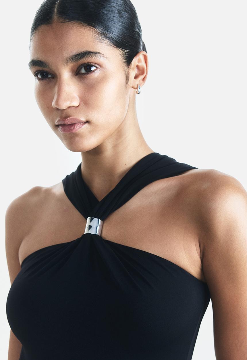 H&M - Crêpe body - black