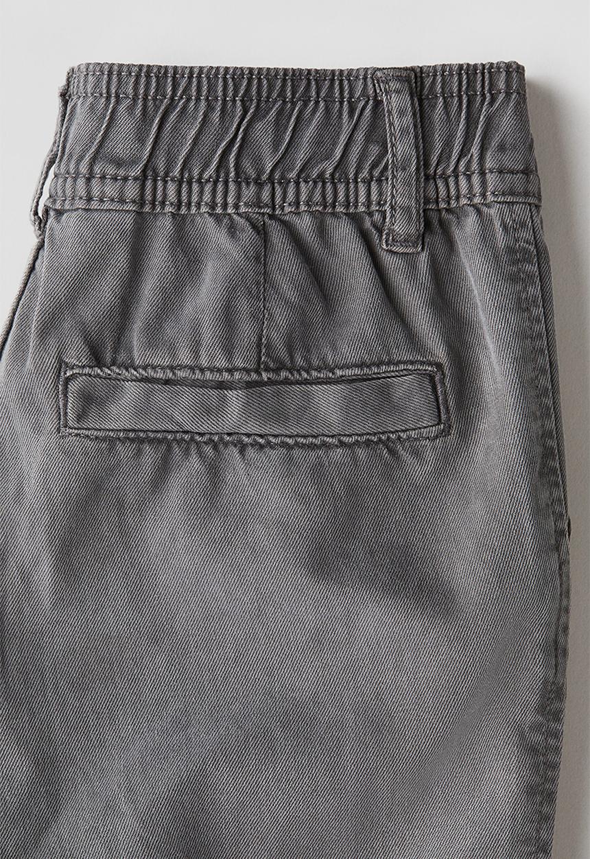 H&M - Loose-fit tapered twill chinos - grey