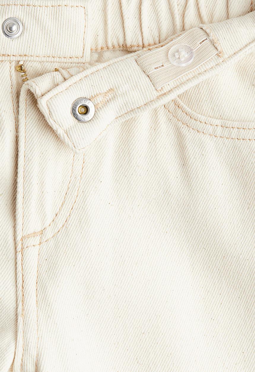 H&M - Linen-blend cargo shorts - light beige