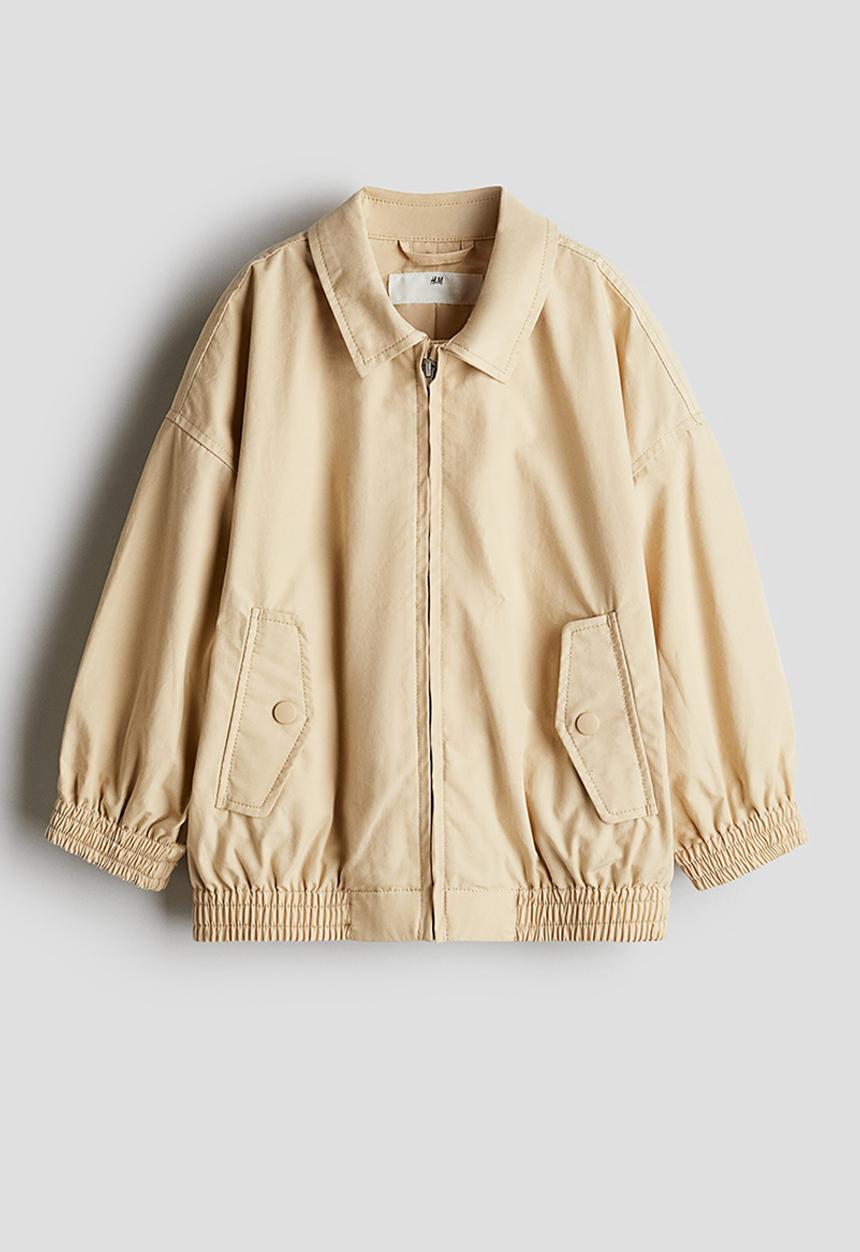 H&M - Loose-fit twill jacket - beige