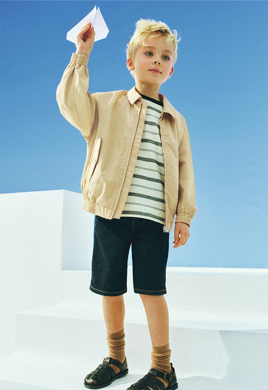 H&M - Loose-fit twill jacket - beige