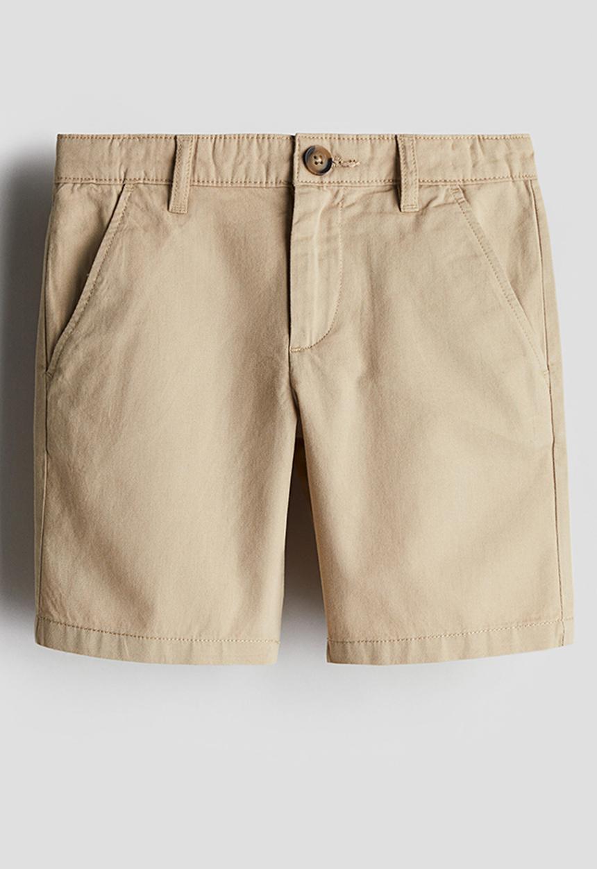 H&M - Cotton chino shorts - beige