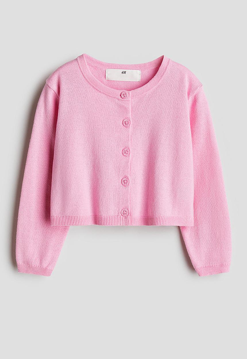 H&M - Cotton cardigan - pink