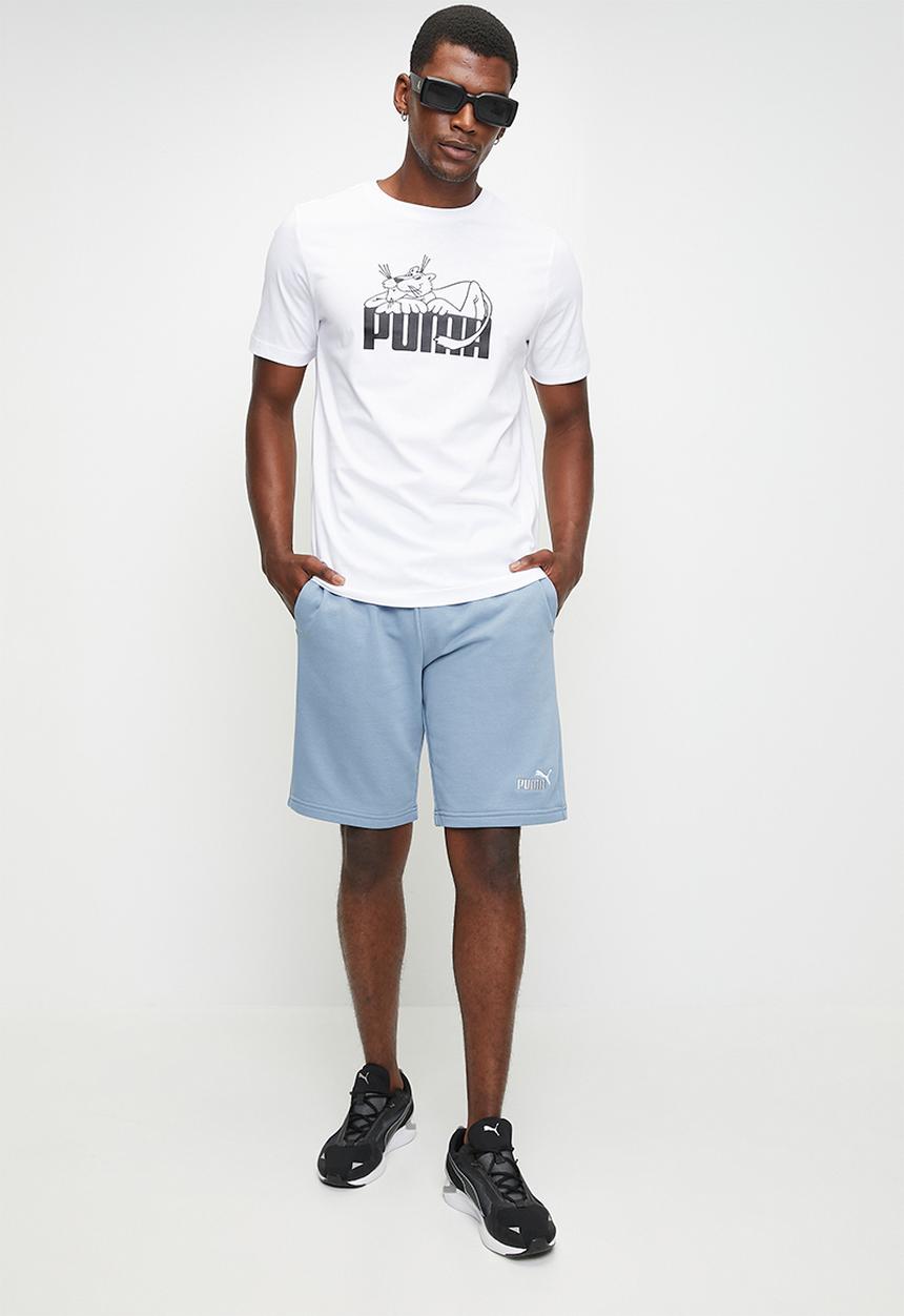 PUMA - ESS 2 COLOR No. 1 Logo Shorts 10" TR - Cool Blue