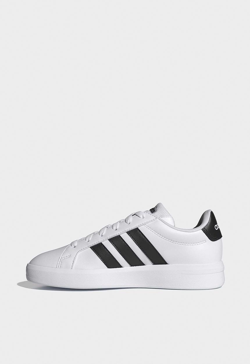 adidas Performance - Grand Court 3.0 J - Ftwr White/Core Black/Ftwr White