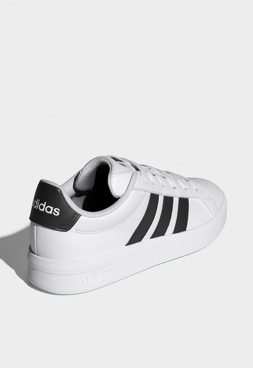 adidas Performance - Grand Court 3.0 J - Ftwr White/Core Black/Ftwr White