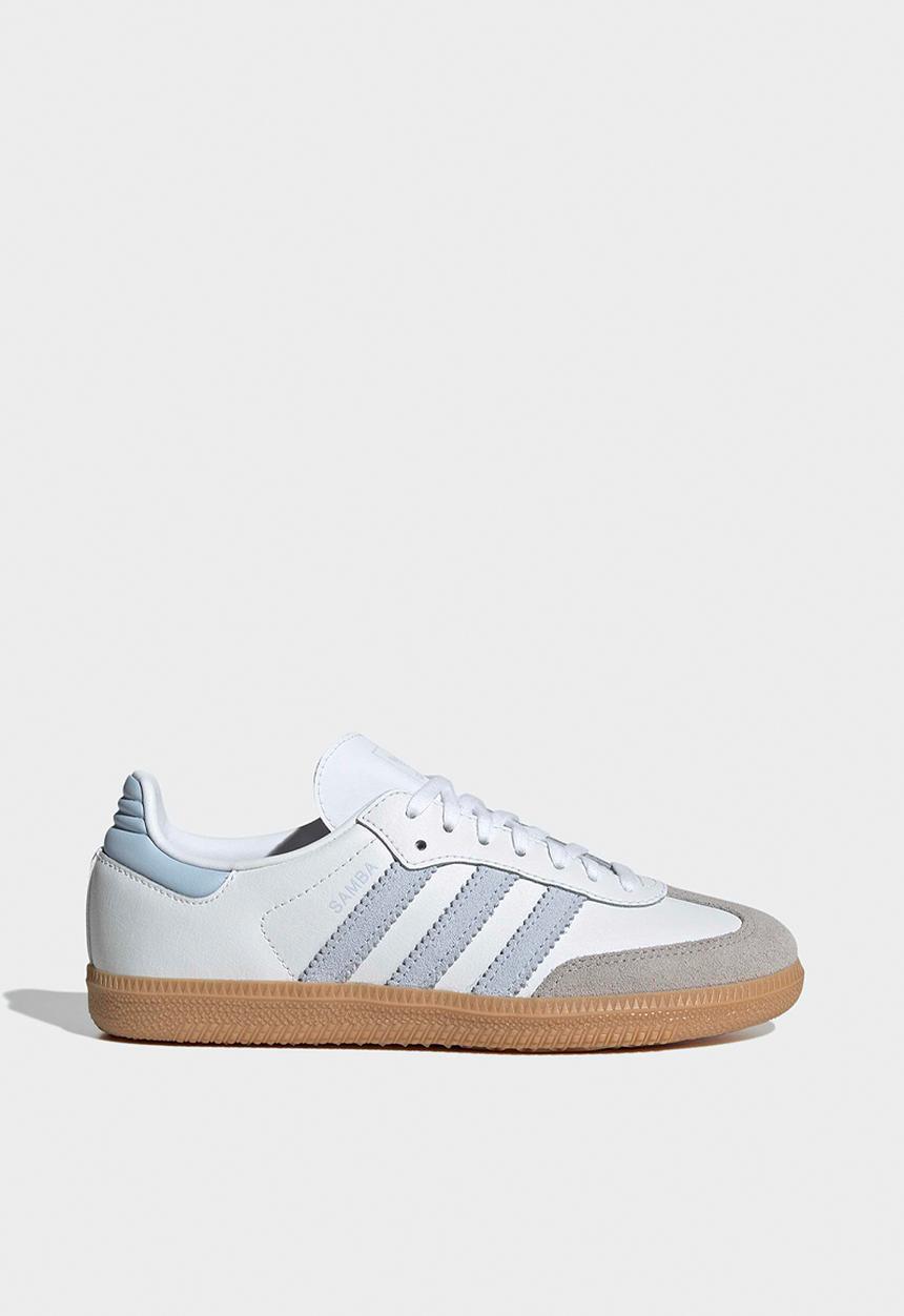 adidas Originals - Samba OG J - Ftwr White/Crystal Sky/Gum 3