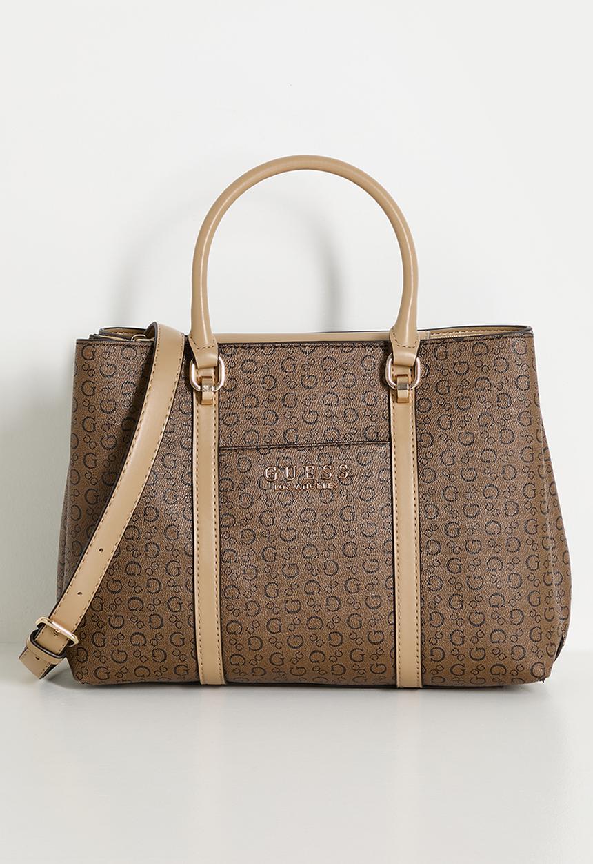 GUESS - Morrigan Satchel Bag - Tan