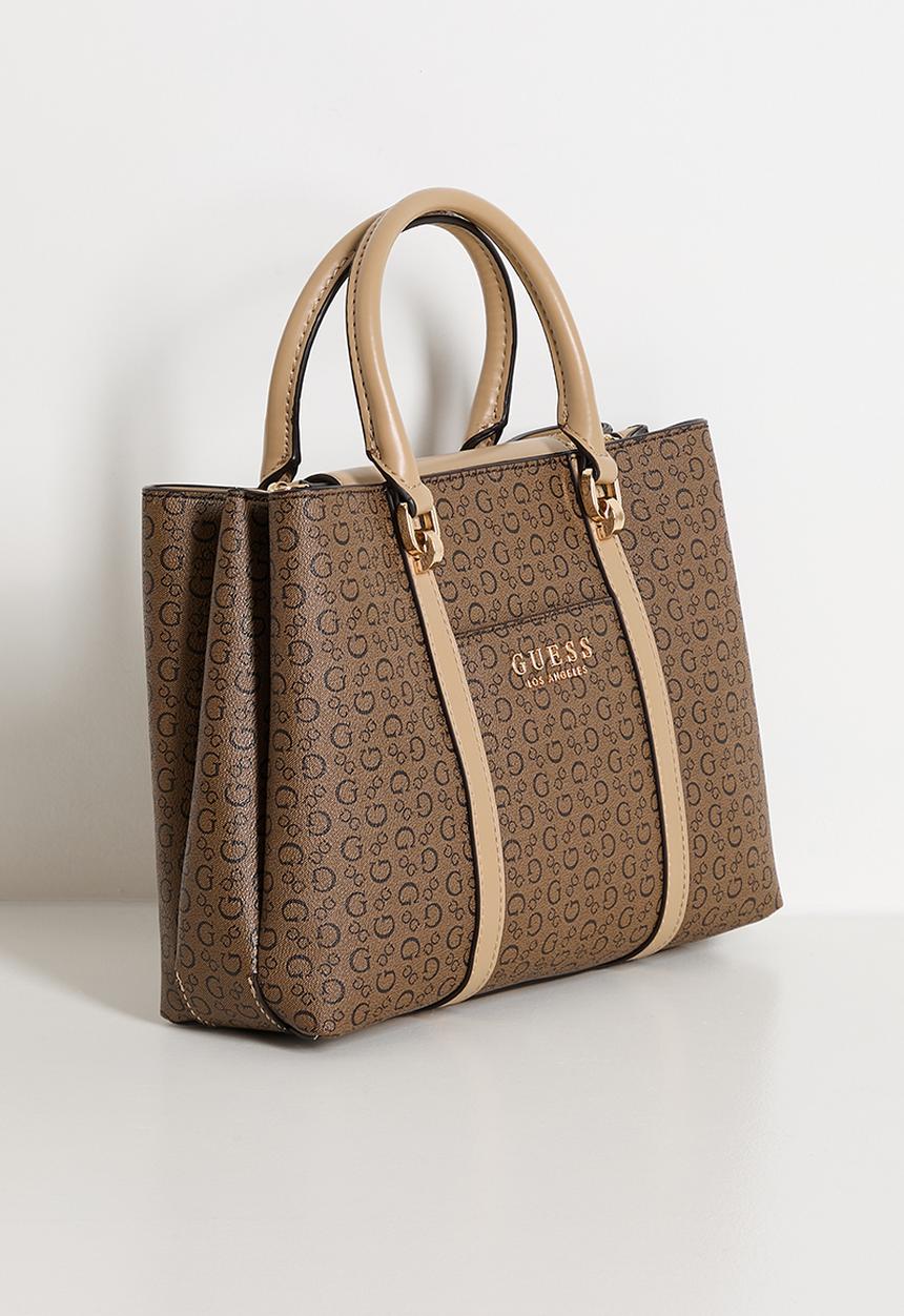 GUESS - Morrigan Satchel Bag - Tan