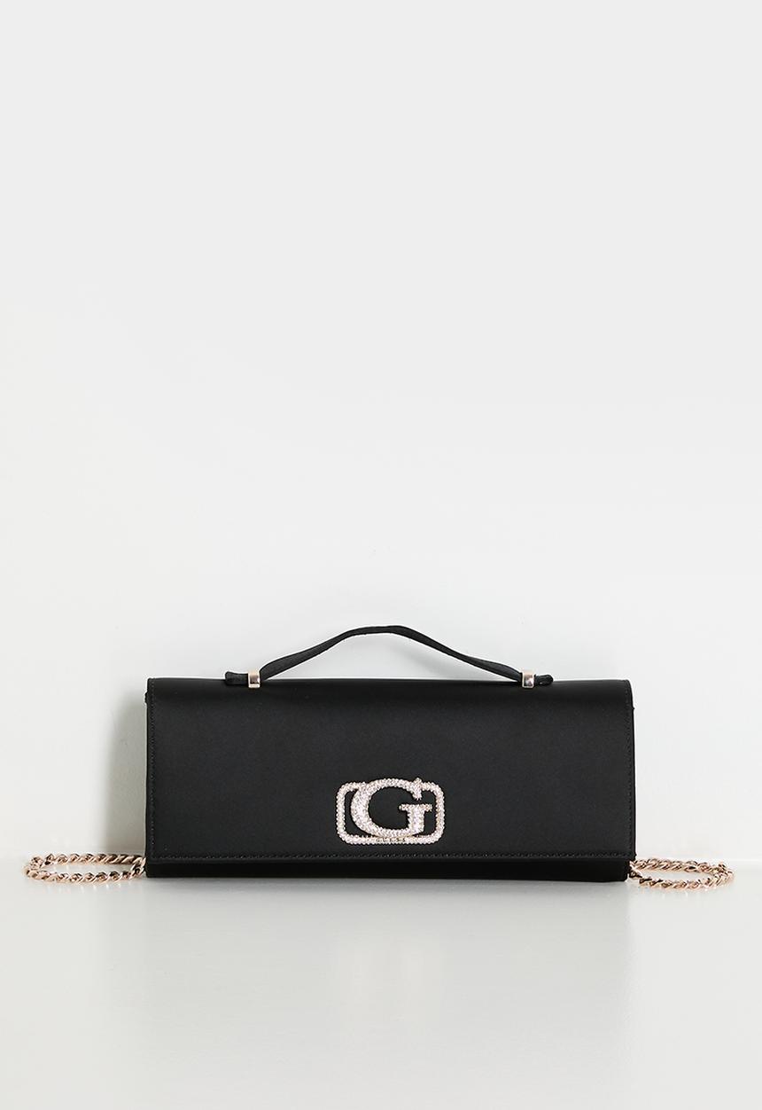 GUESS - Zalina Top Handle Clutch Bag - Black
