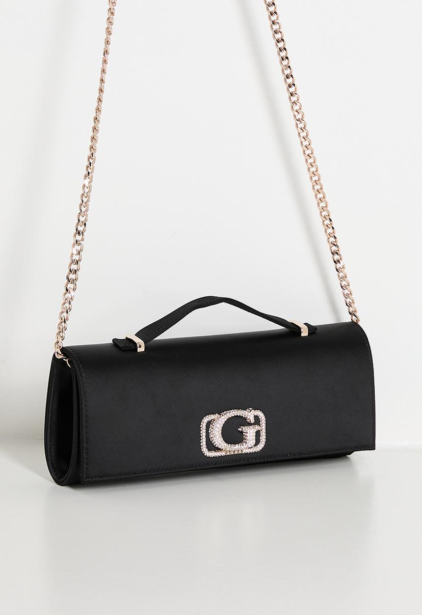 GUESS - Zalina Top Handle Clutch Bag - Black