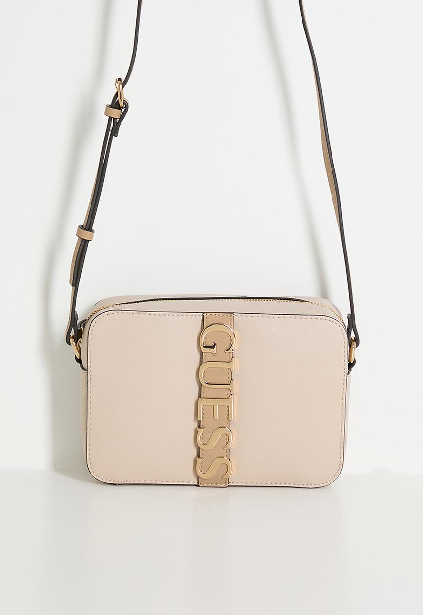 GUESS - Garrick Camera Crossbody Bag - Stone