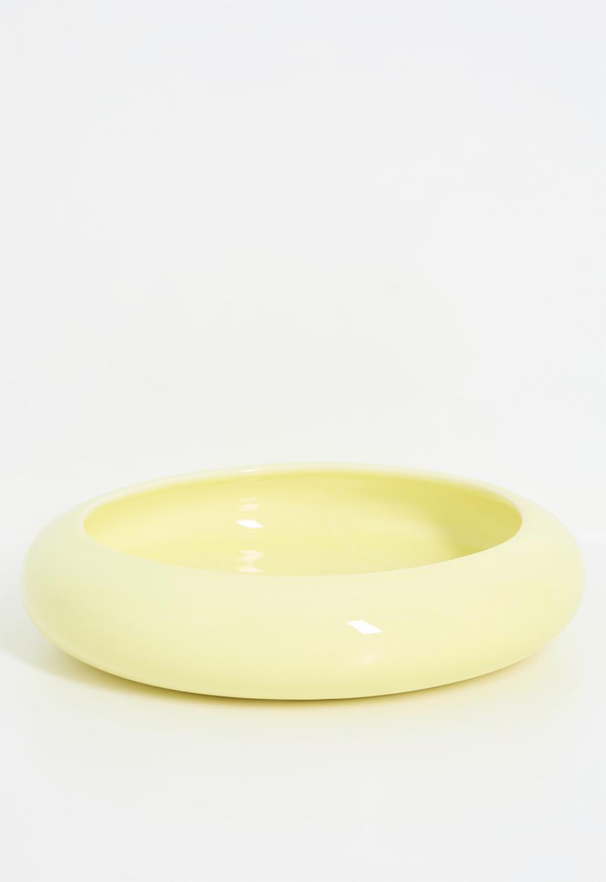 Urchin Art - Luna serving bowl - Butter Yellow