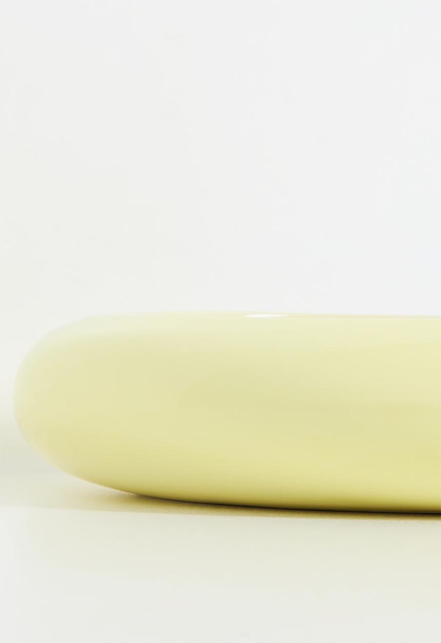 Urchin Art - Luna serving bowl - Butter Yellow