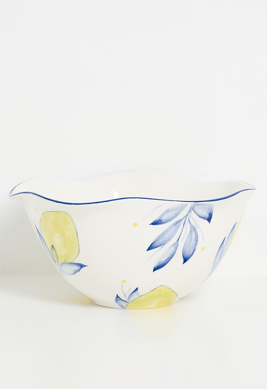 Urchin Art - Lemon wonki serving bowl - multi