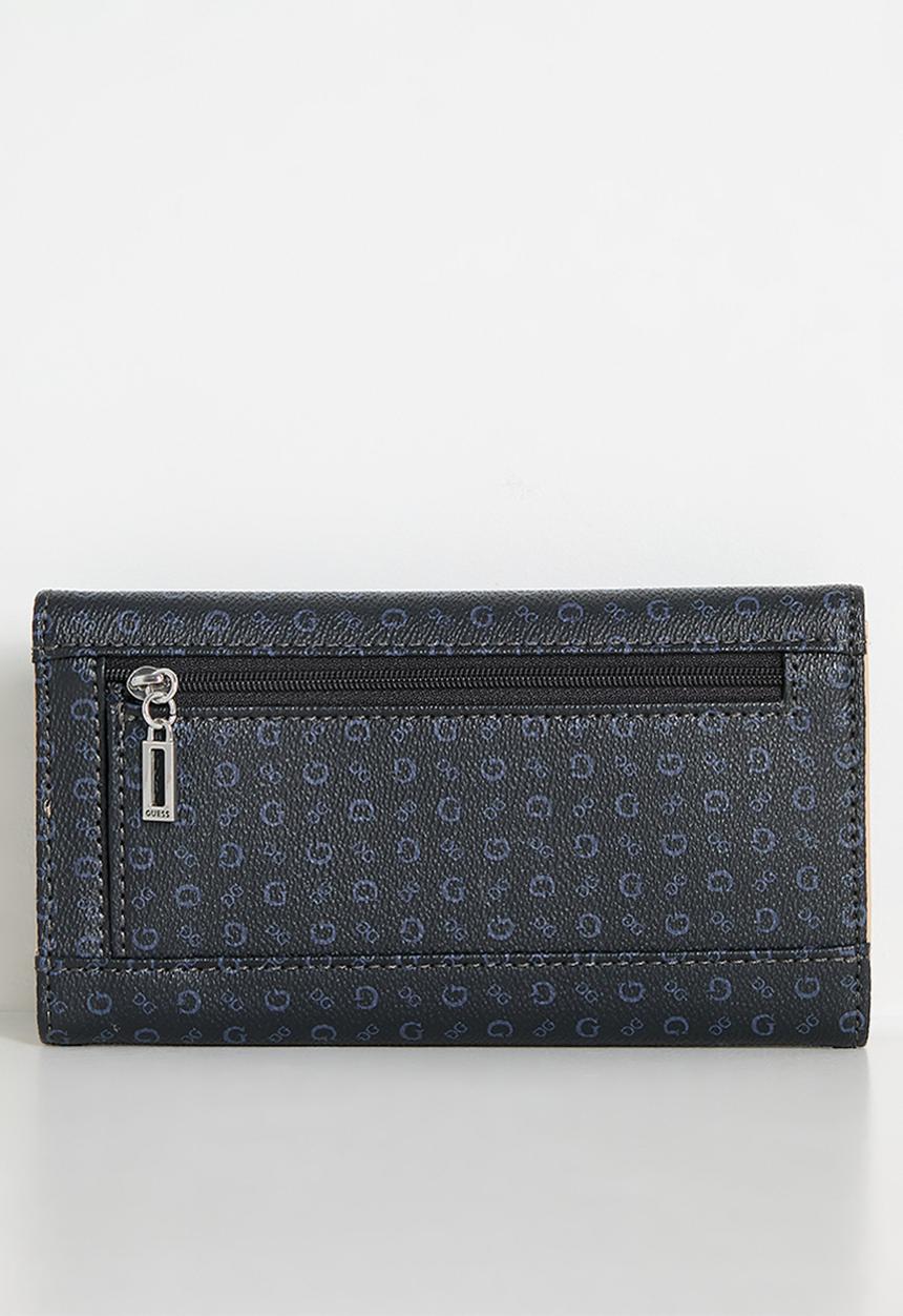 GUESS - Abbas  Slim Clutch Bag- Navy