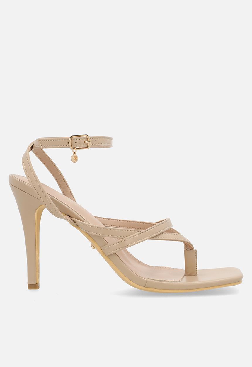 Miss Black - Razz 3 toe thong heel - neutral 