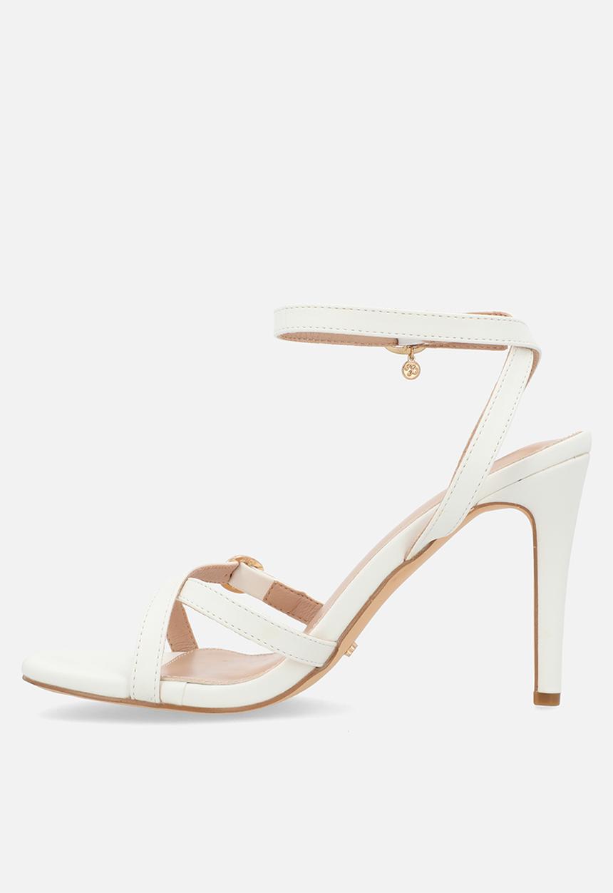 Miss Black - Razz 1 heel - white