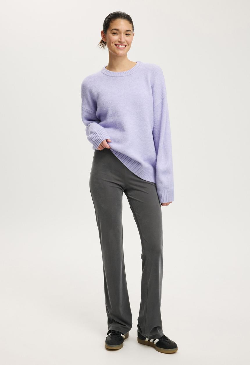 Cotton On - Luxe crew sweater - Lilac Marle