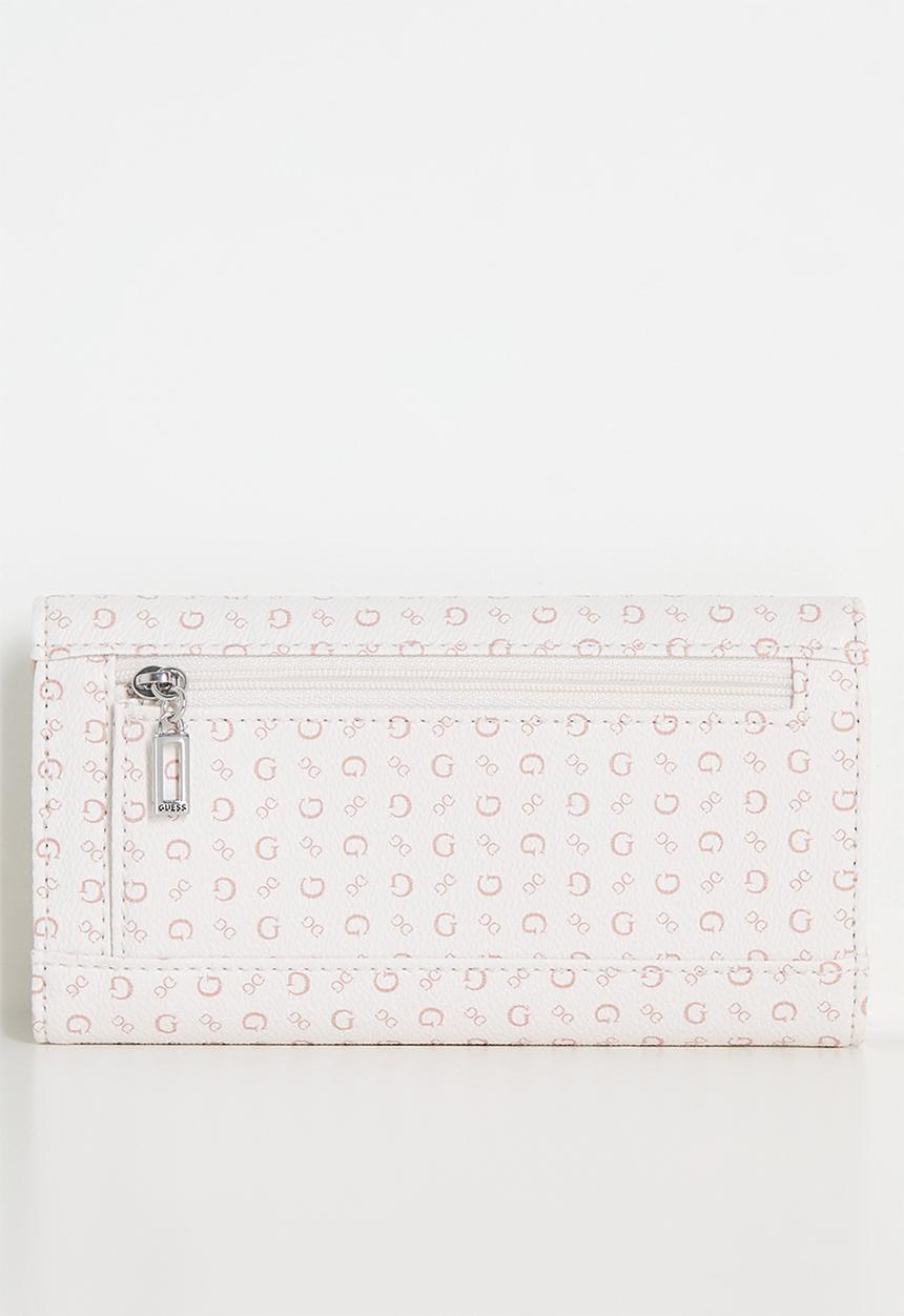 GUESS - Abbas Slim Clutch Bag- Neutral