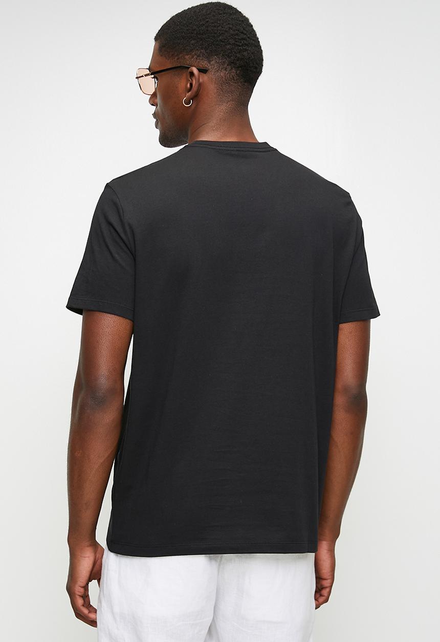 Calvin Klein - Ss Center Monogram Eu Classic Tee - Black