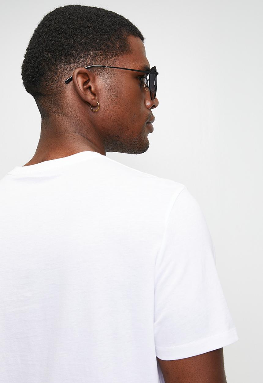 Calvin Klein - Ss Glitched Logo Eu Classic Tee - white 