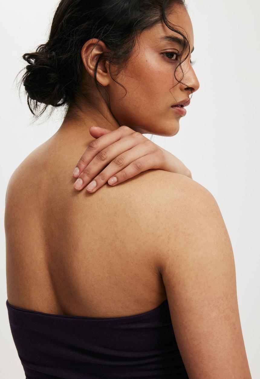 Cotton On - All day tube top - velvet current