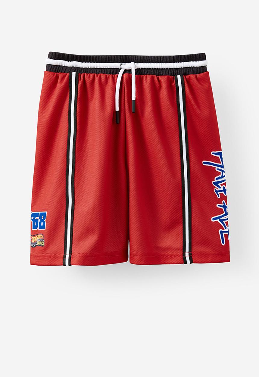 Cotton On - License Sports Short - Lcn Mat Heritage Red/Race Ace