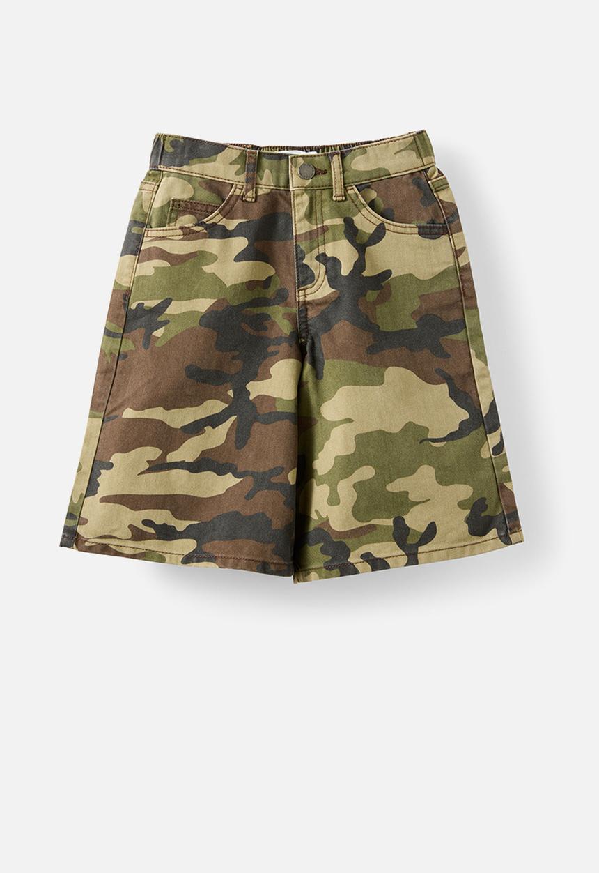 Cotton On - Jayden Denim Jort - Camo