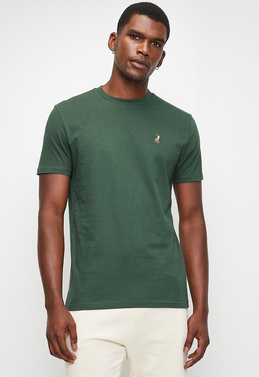 POLO - LUCAS  ESSENTIAL SS T-SHIRT - DARK GREEN