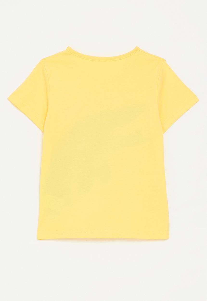 Pop Candy - Mosasaurus graphic tee - custard yellow/i'm hungry