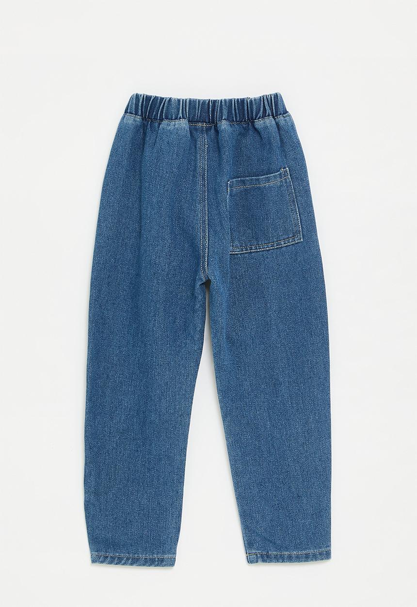 Pop Candy - Jeans with curved seam detail - blue denim