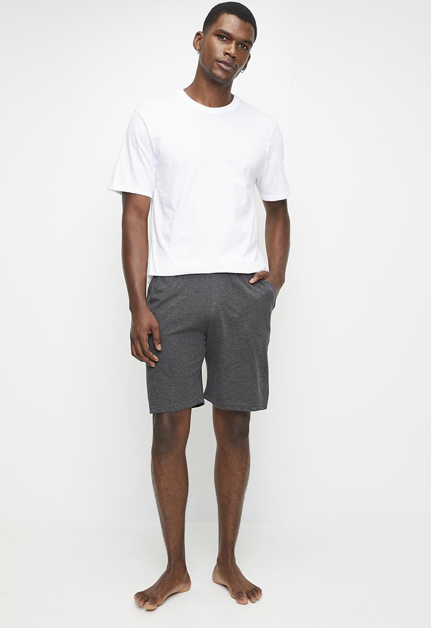 Brave Soul - Loungwear Shorts - Charcoal Marl