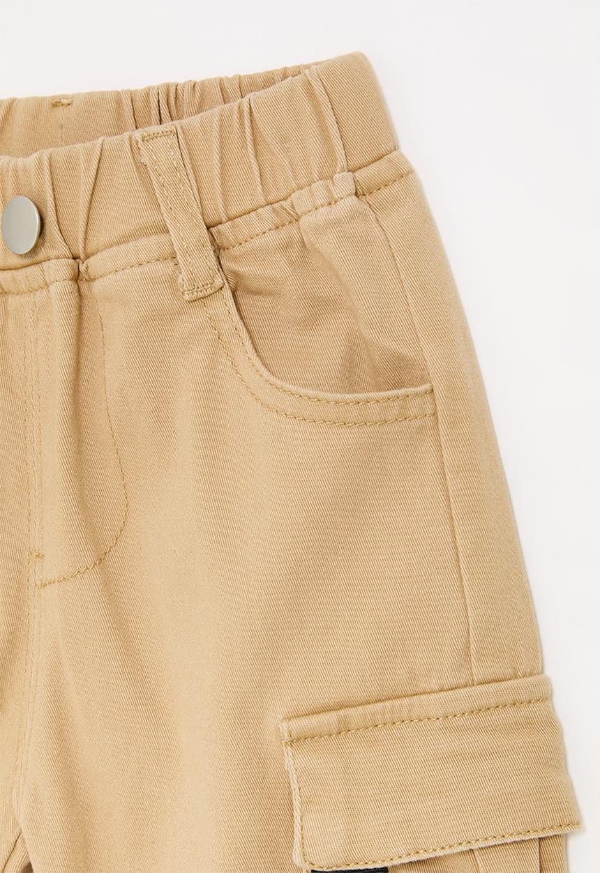 Pop Candy - Pocket detail pants - brown 