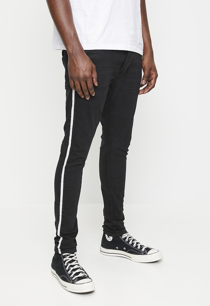 Brave Soul - Charcoal Wash Stretch Skinny Jean - Long Length