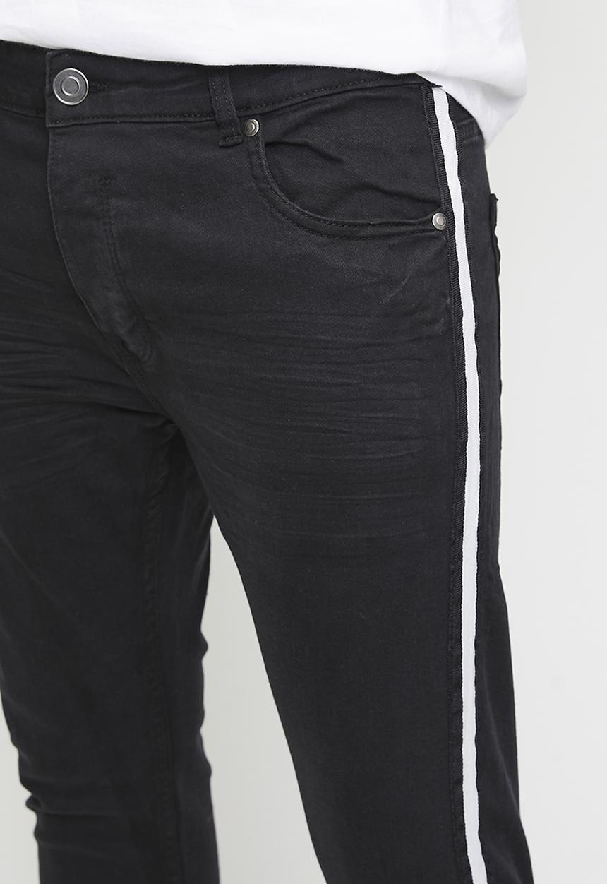 Brave Soul - Charcoal Wash Stretch Skinny Jean - Long Length