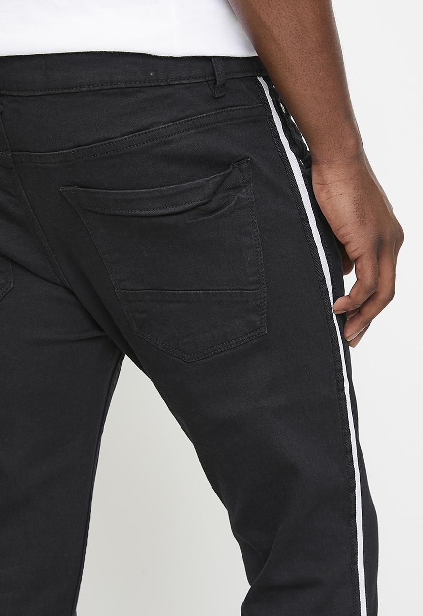 Brave Soul - Charcoal Wash Stretch Skinny Jean - Long Length