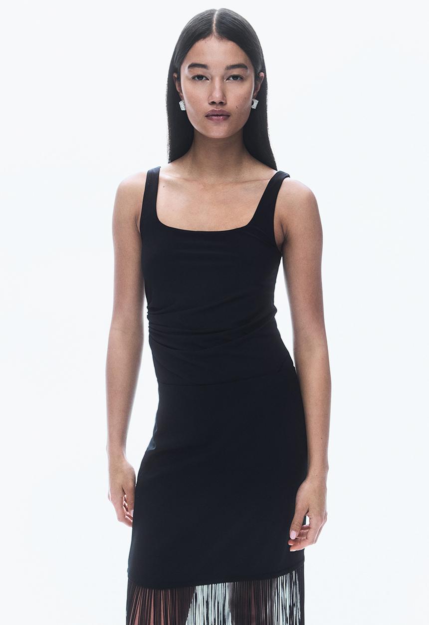 H&M - Draped thong body - black
