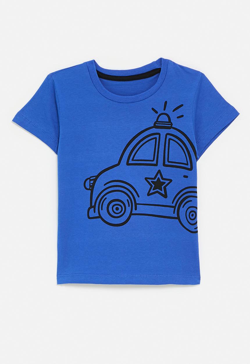 Pop Candy - Crew neck tee- royal blue