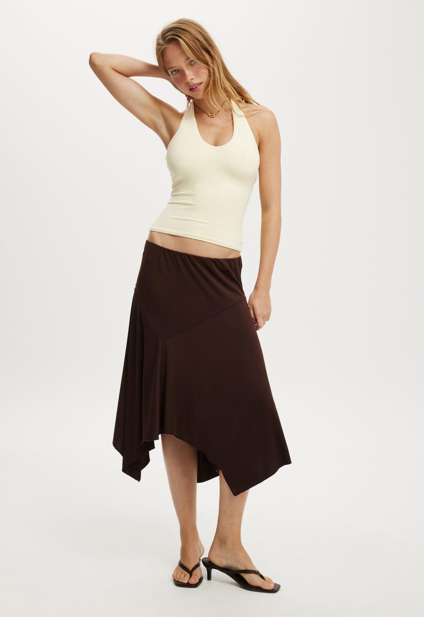 Cotton On - All day v-neck halter - vanilla glow