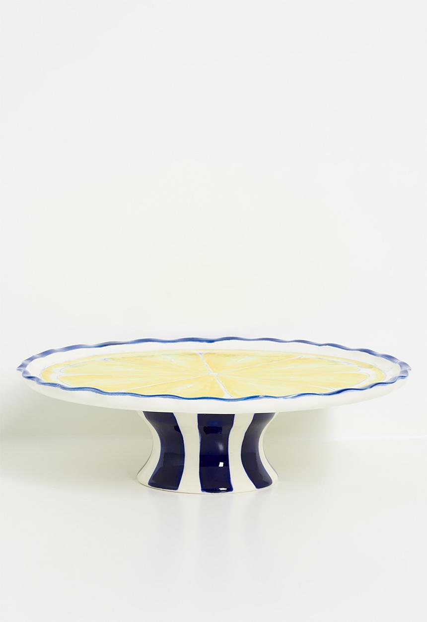 Urchin Art - Lemon cake stand - Multi