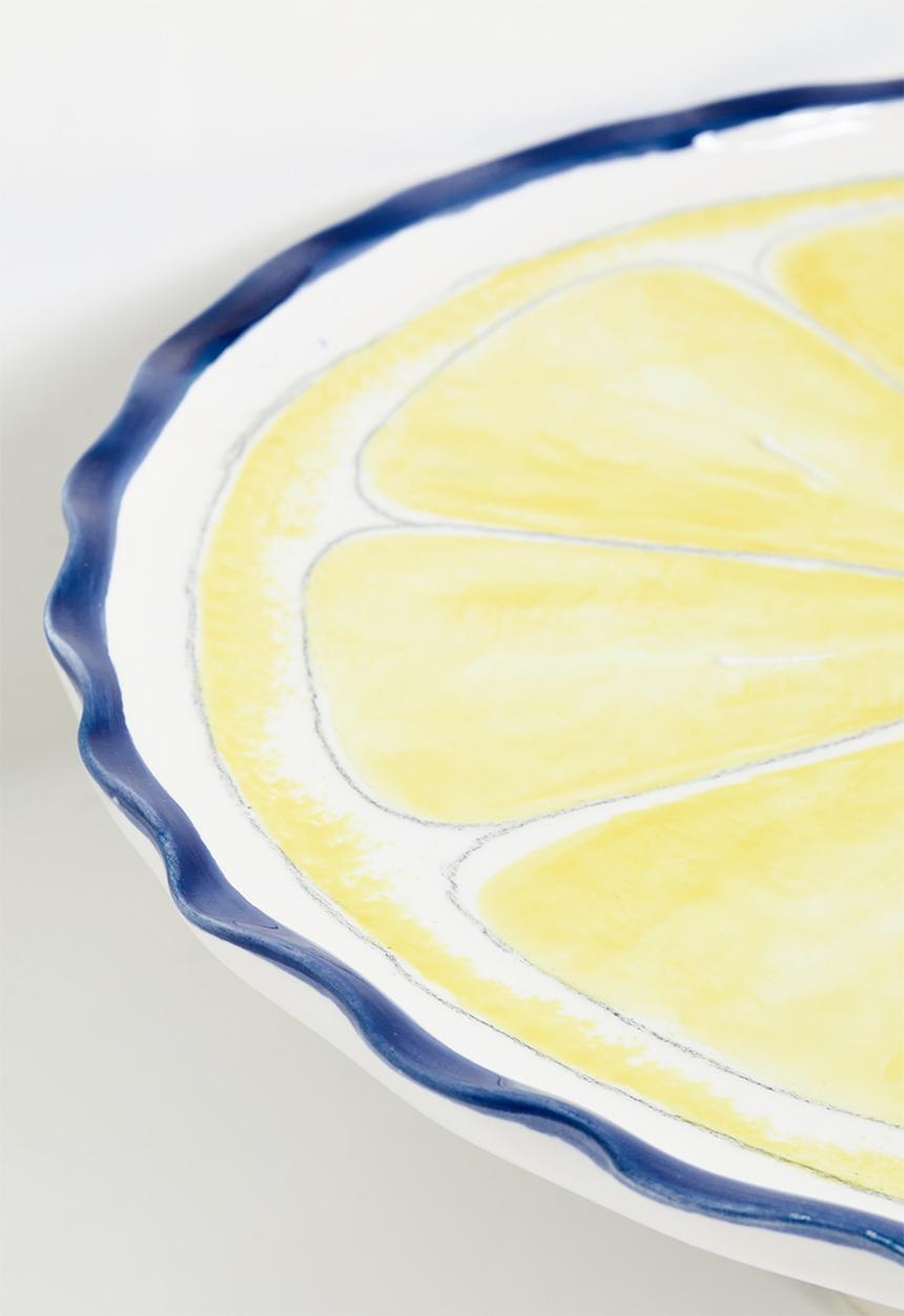 Urchin Art - Lemon cake stand - Multi
