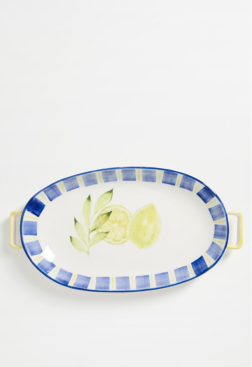 Urchin Art - Rock Platter Lemons - Multi