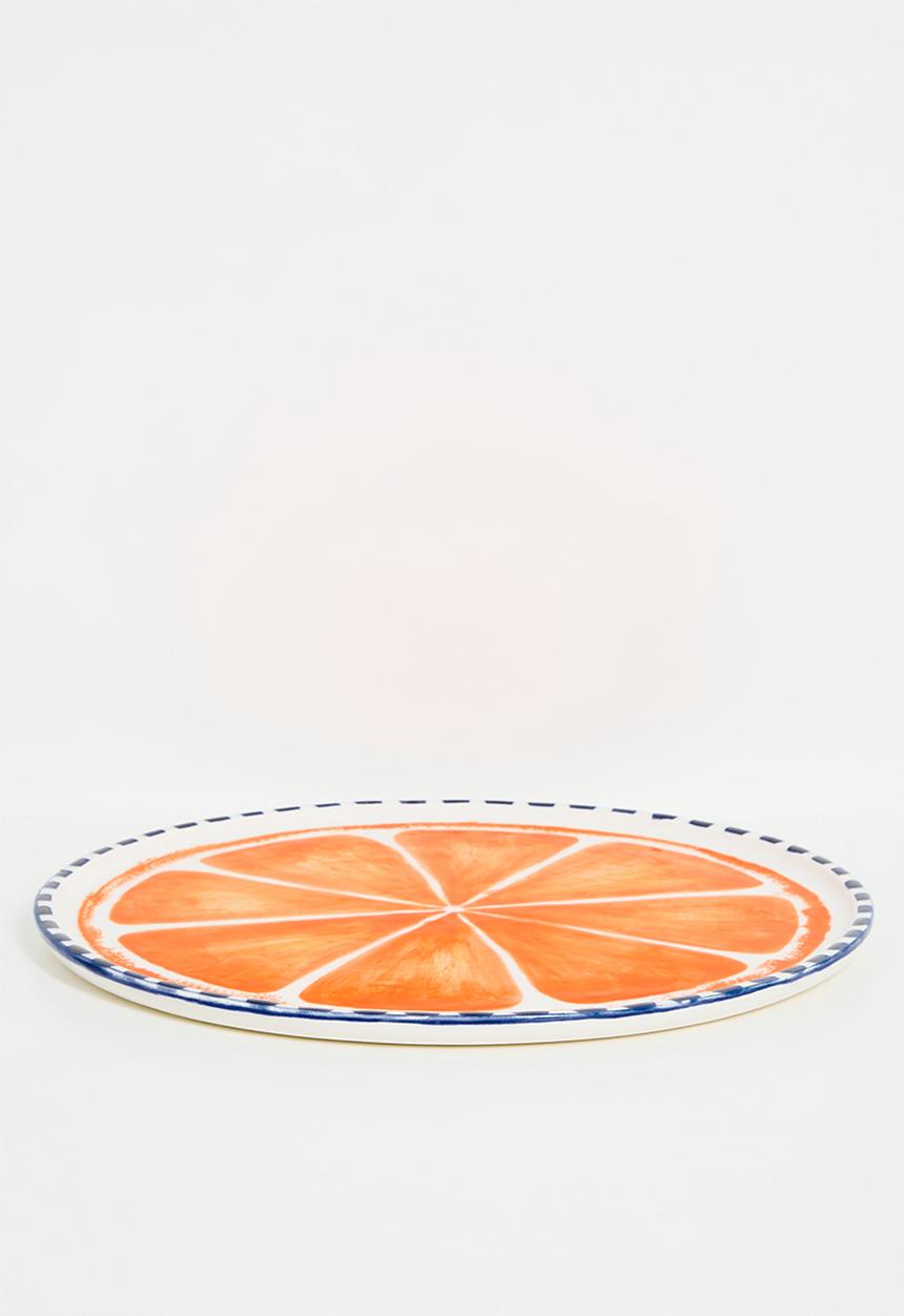 Urchin Art - Citrus platter - Orange